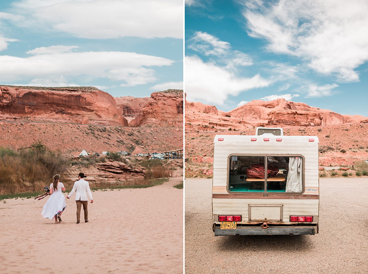 Rachel & Mark | Camping Wedding in Moab