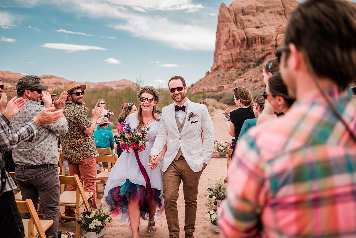 Rachel & Mark | Camping Wedding in Moab