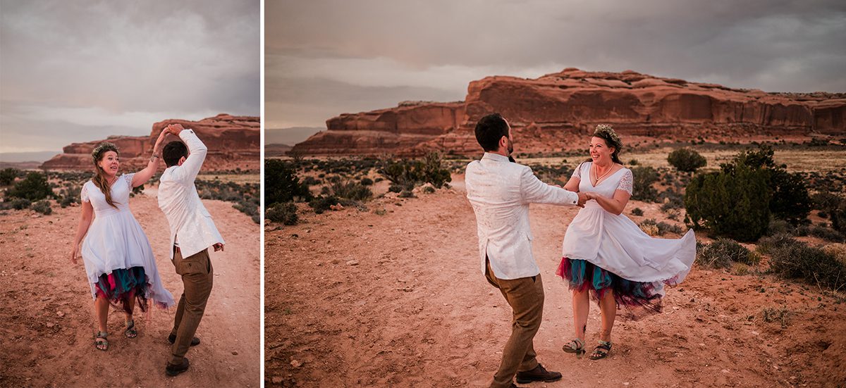 Rachel & Mark | Camping Wedding in Moab