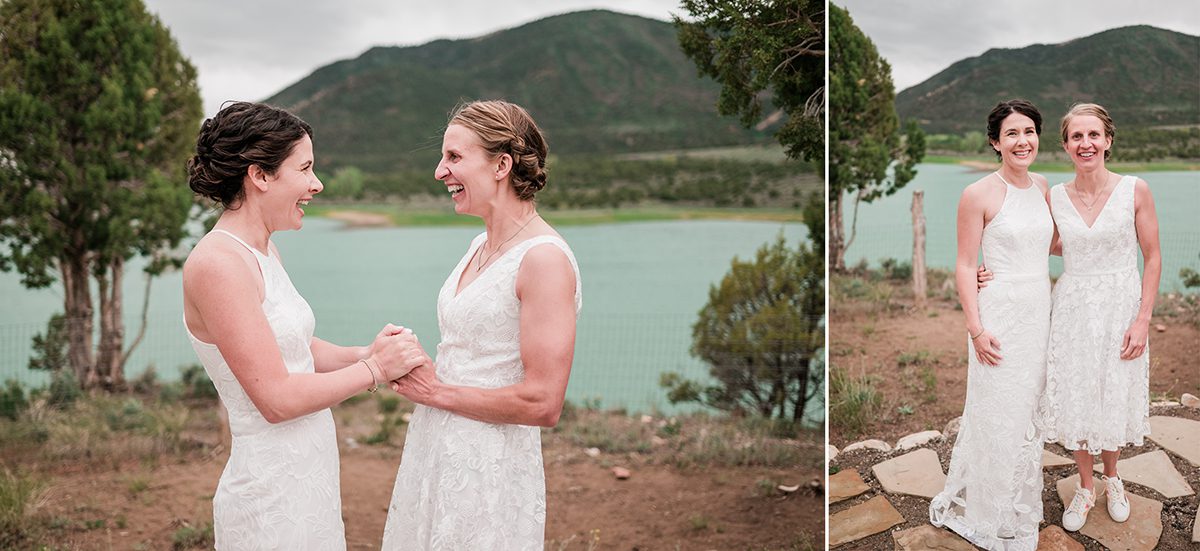 Katie & Rachel | Rainy Wedding at Vista View Events