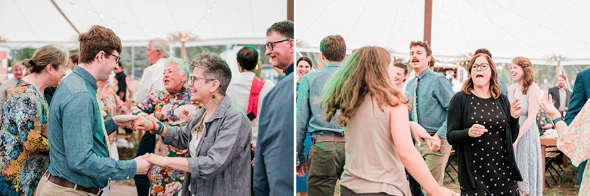 Guests dancing on the dancefloor