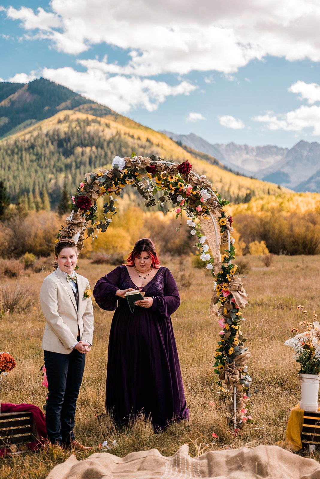 Ashton & Molly | Aspen Ghost Town Elopement in Autumn