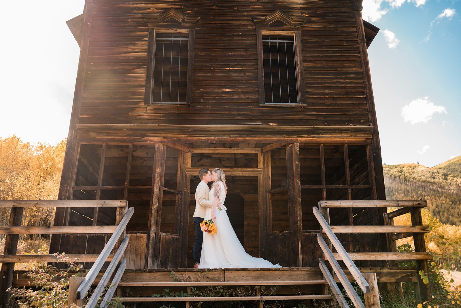 Ashton & Molly | Aspen Ghost Town Elopement in Autumn