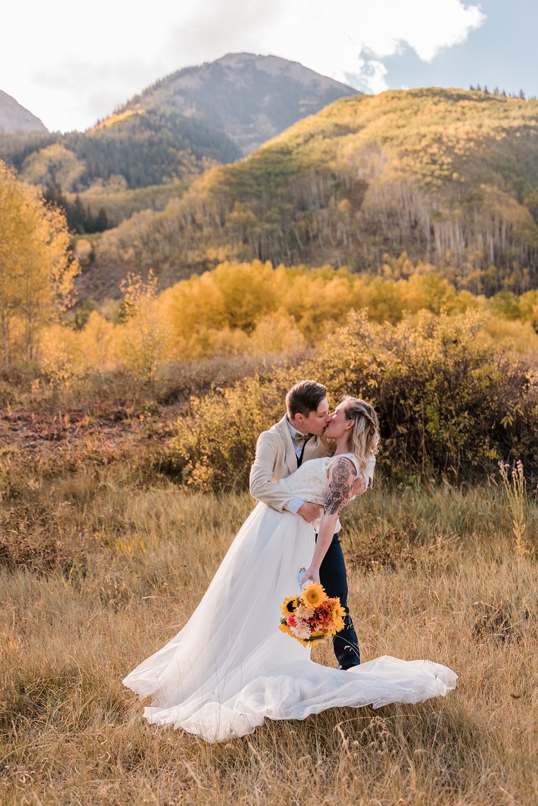 Ashton & Molly | Aspen Ghost Town Elopement in Autumn