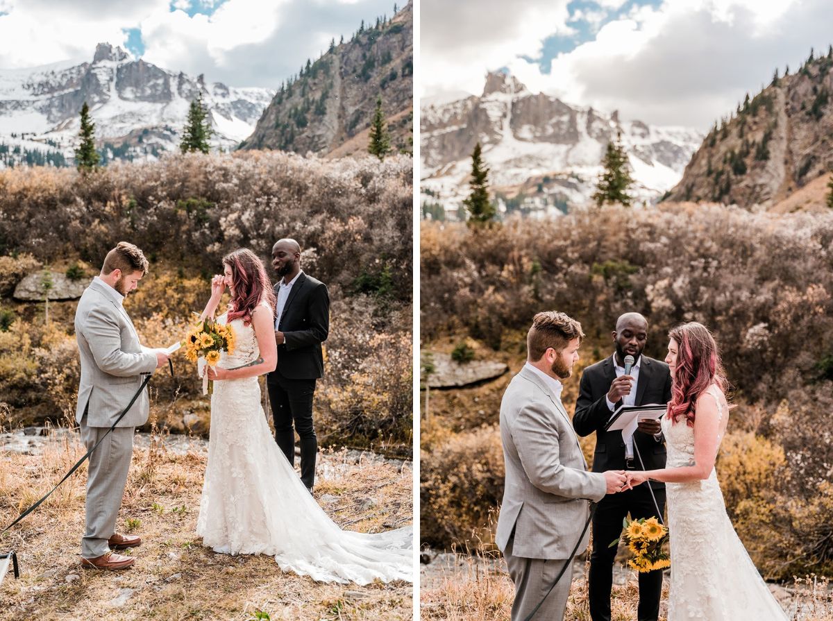 Molly & Aaron | Fall Elopement in Yankee Boy Basin