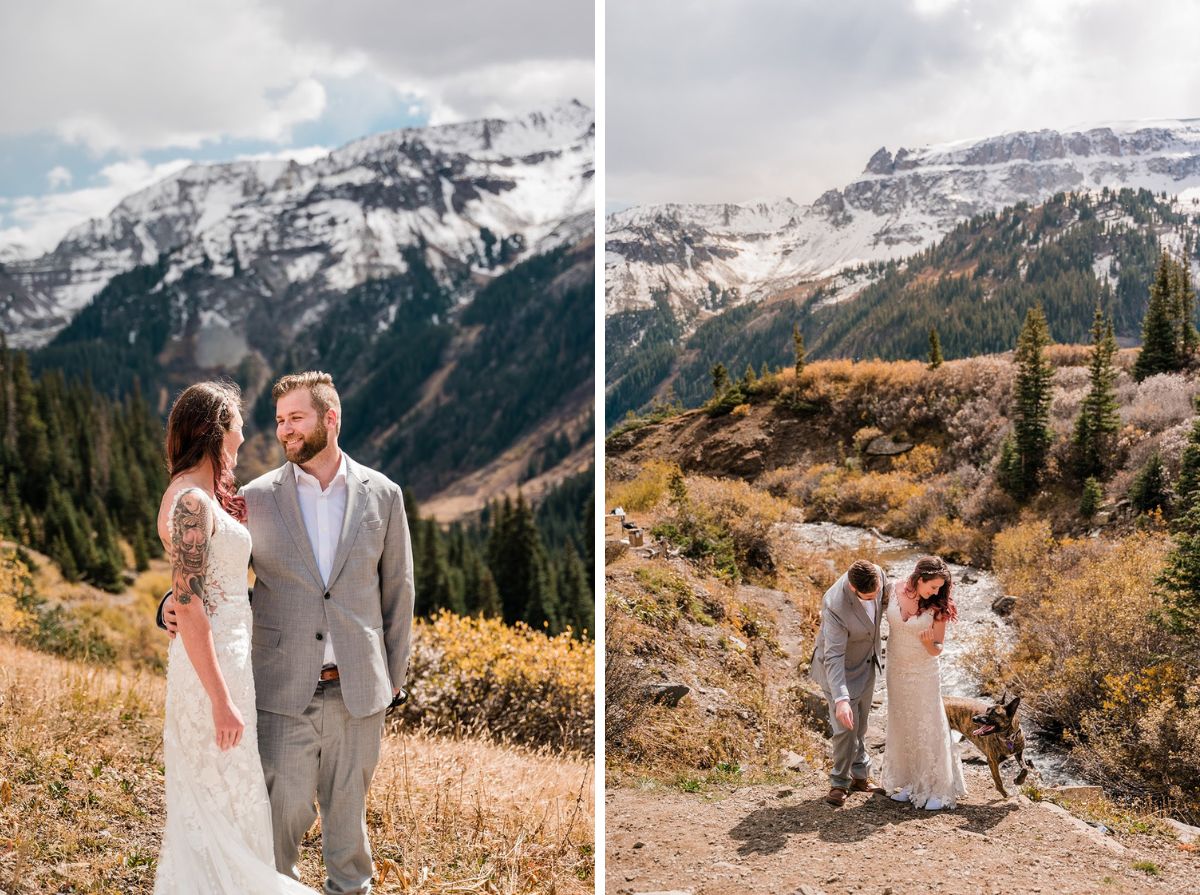 Molly & Aaron | Fall Elopement in Yankee Boy Basin