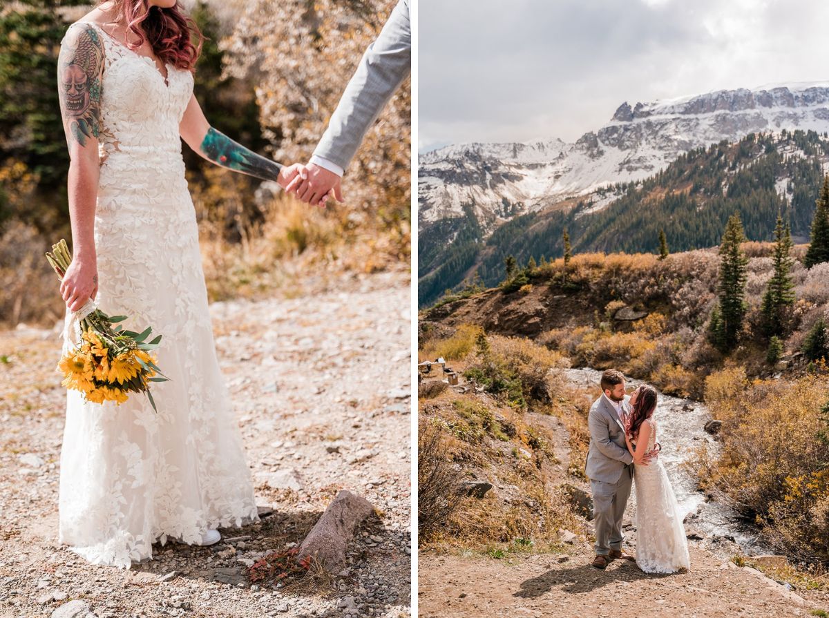 Molly & Aaron | Fall Elopement in Yankee Boy Basin