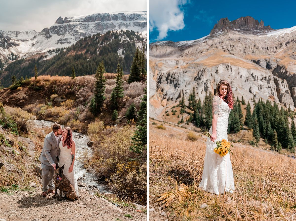 Molly & Aaron | Fall Elopement in Yankee Boy Basin