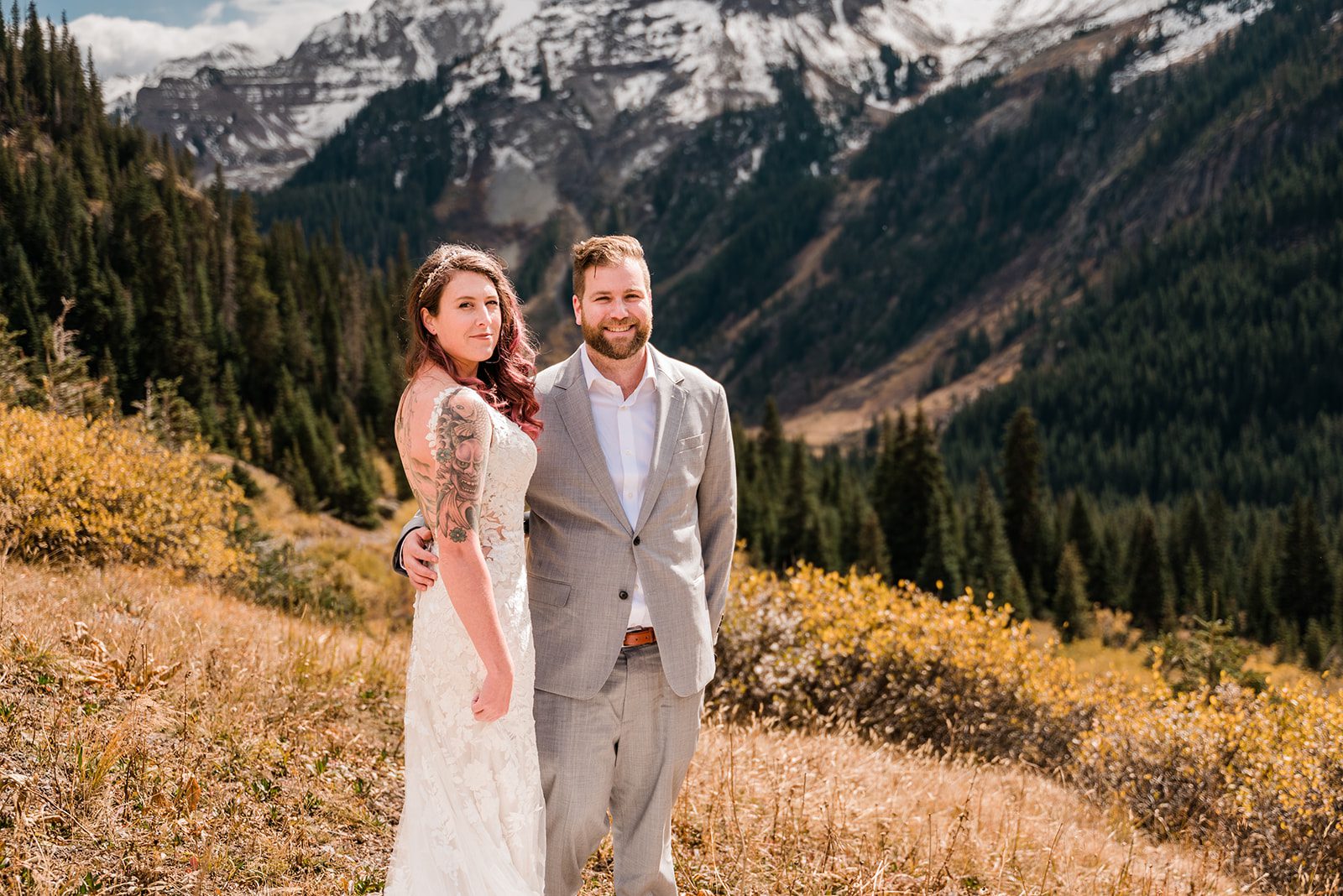 Molly & Aaron | Fall Elopement in Yankee Boy Basin