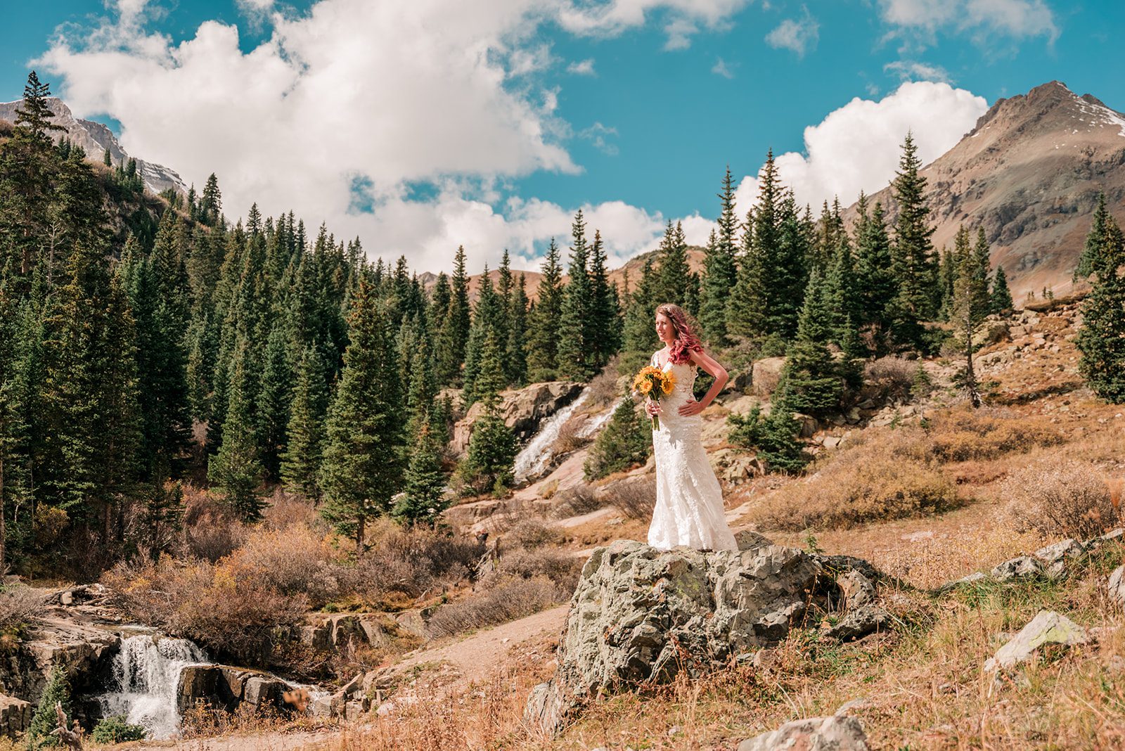 Molly & Aaron | Fall Elopement in Yankee Boy Basin