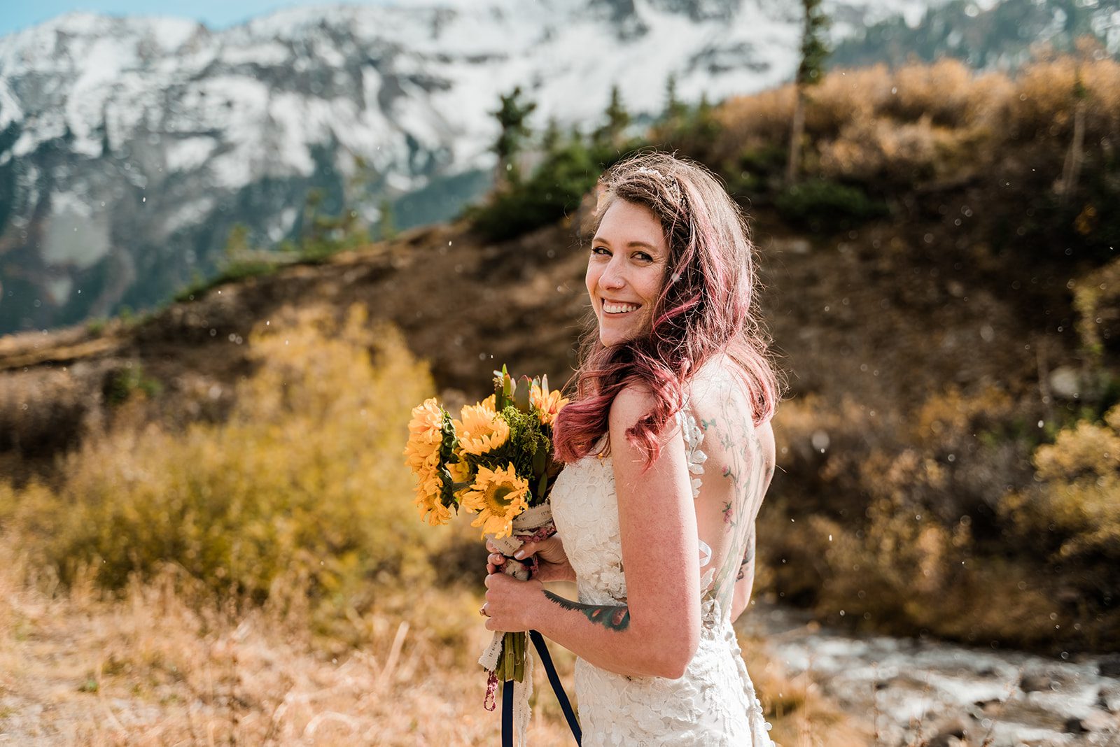 Molly & Aaron | Fall Elopement in Yankee Boy Basin