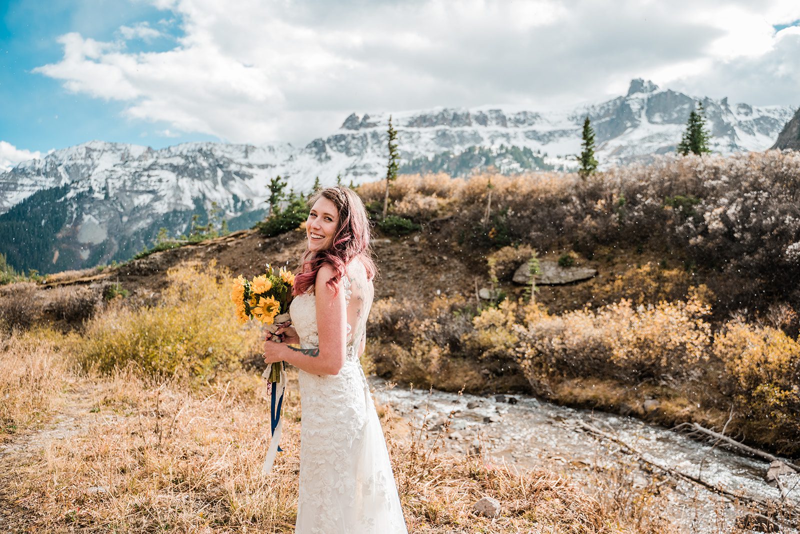 Molly & Aaron | Fall Elopement in Yankee Boy Basin