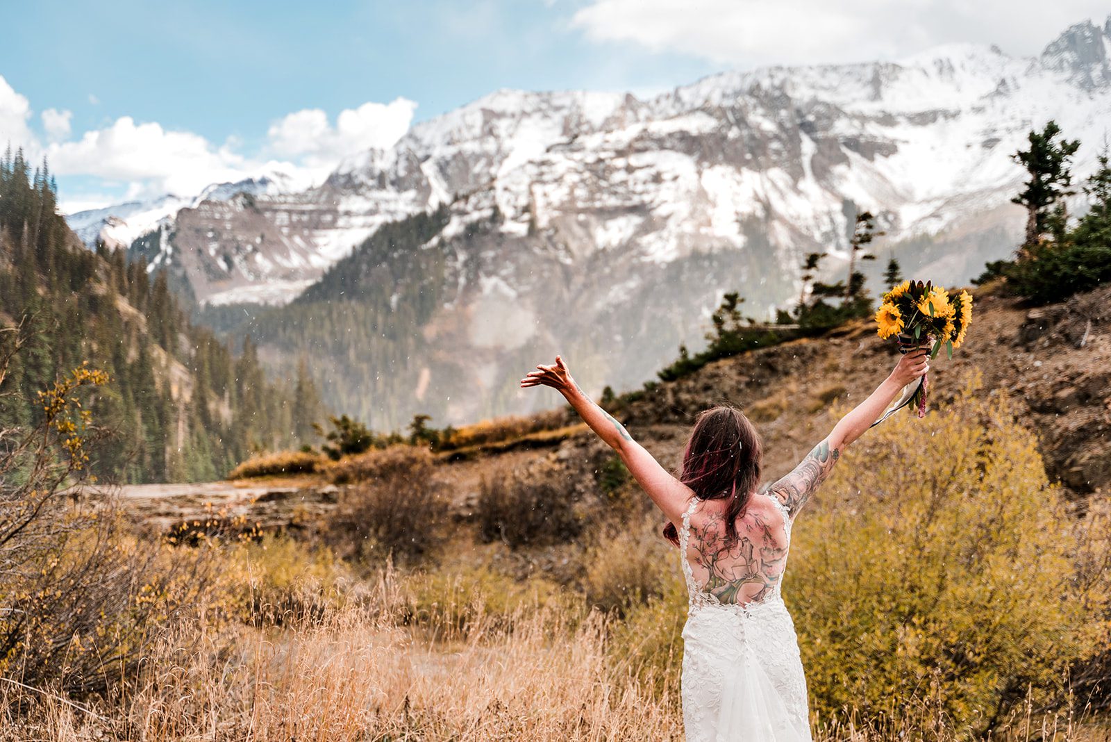 Molly & Aaron | Fall Elopement in Yankee Boy Basin