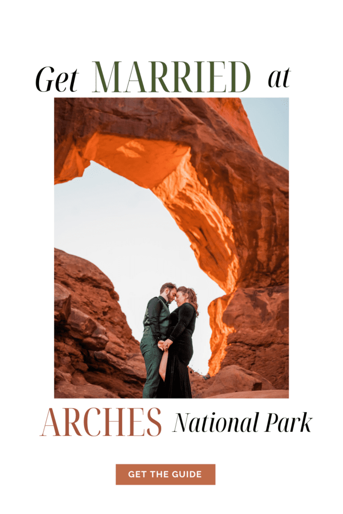 get married at arches national park