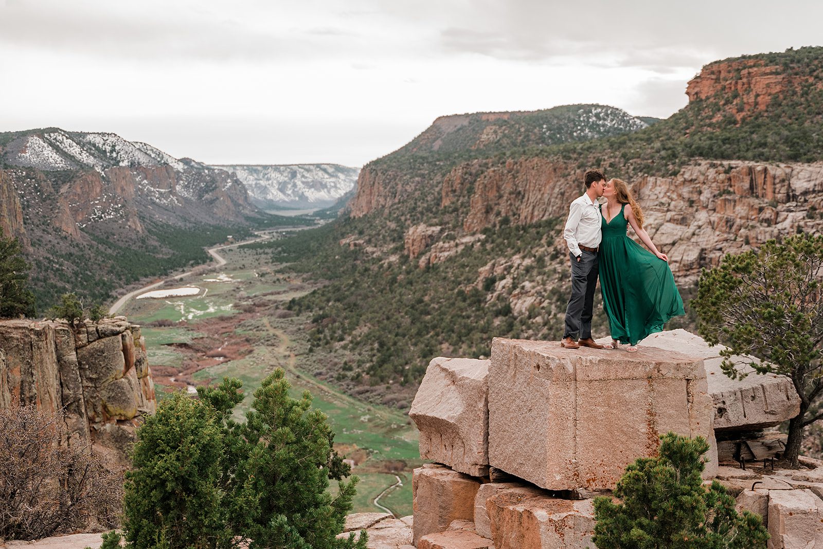 Jenna & Logan | Engagement Photos in Unaweep Canyon