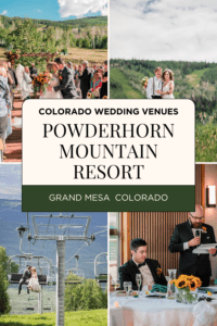 Getting Married at Powderhorn Mountain Resort