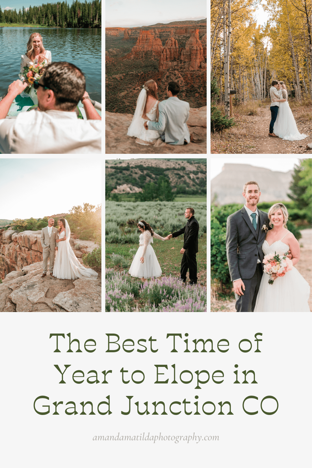 The Best Time of Year to Elope in Grand Junction