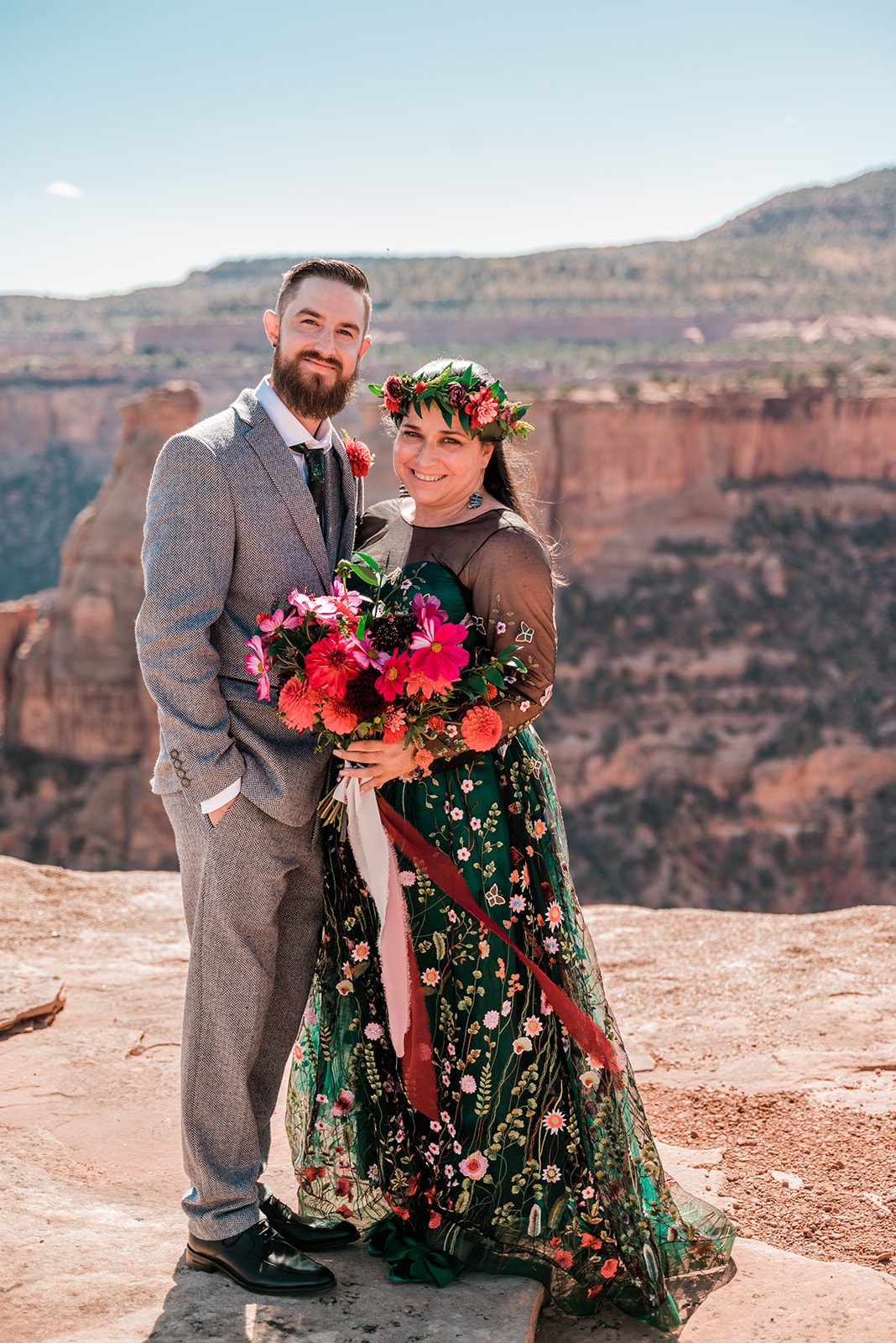 Non-traditional wedding dress inspiration from Amanda Matilda | Colorado Elopement Photographer