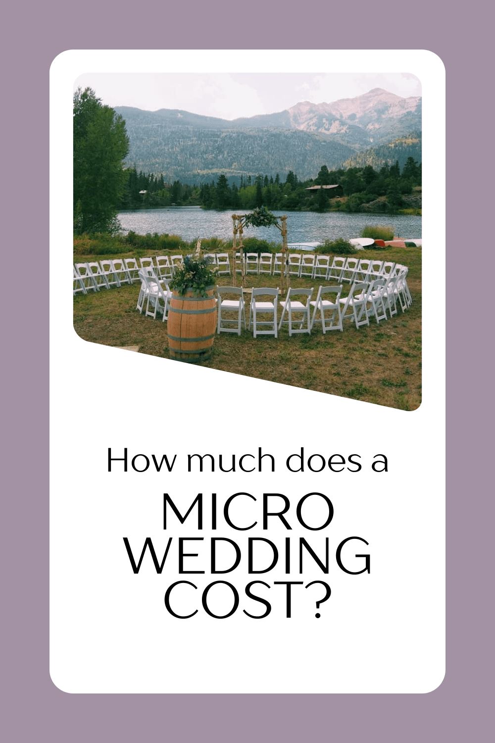 how much does a micro wedding cost