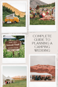 Complete Guide to Planning a Camping Wedding