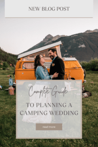 Complete Guide to Planning a Camping Wedding