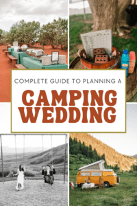 Complete Guide to Planning a Camping Wedding