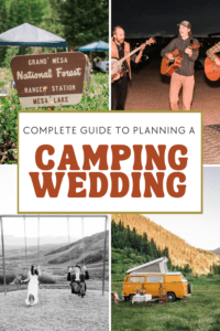 Complete Guide to Planning a Camping Wedding