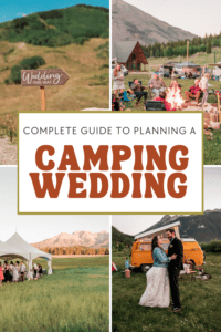 Complete Guide to Planning a Camping Wedding