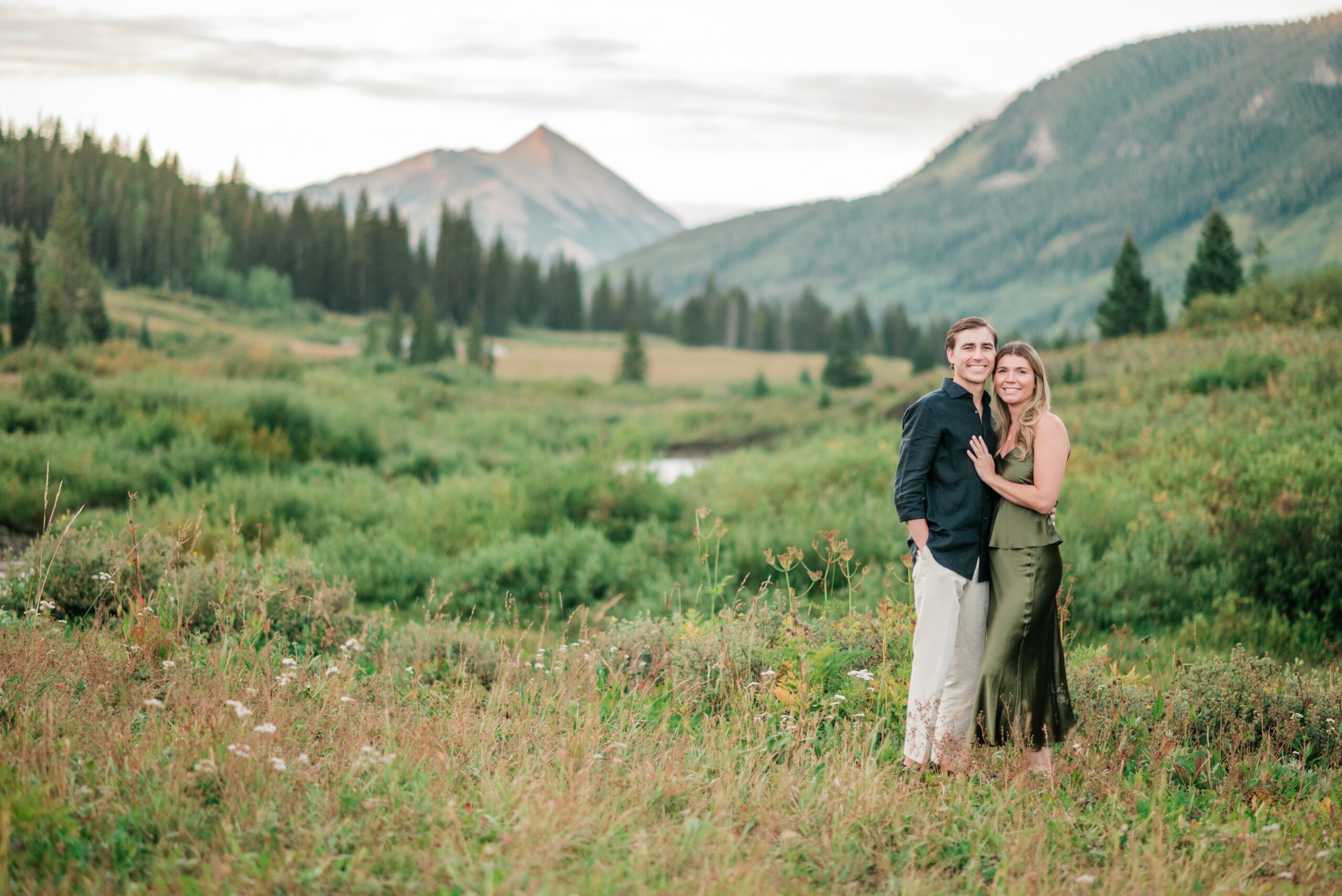 Sunrise Engagement Session in Crested Butte