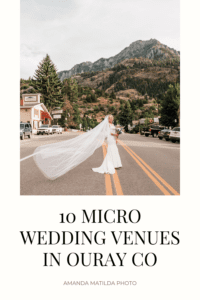 10 micro wedding venues in Ouray