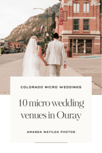 10 micro wedding venues in Ouray