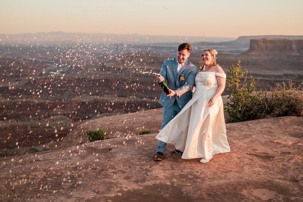 Sunset Elopement at Dead Horse Point | Megan & Jordan